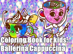 Jwèt Coloring Book for kids: Ballerina Cappuccina 