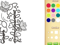 Jwèt Butterflies and Flowers Coloring Book for Kids