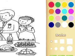 Jwèt Wedding Coloring Book for Kids
