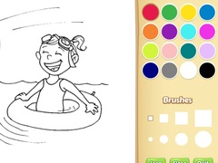 Jwèt Summer Coloring Book For Kids