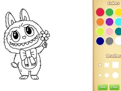 Jwèt Labubu Doll Coloring Book for Kids