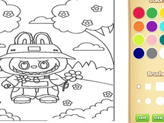 Jwèt Cute Labubu Coloring Book for Kids
