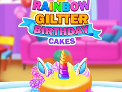 Jwèt Rainbow Glitter Birthday Cakes