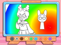 Jwèt Coloring Book: Pinki Sprunki Makeover