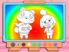 Jwèt Coloring Book: Animal Crossing