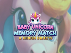 Jwèt Baby Unicorn Memory Match & Hidden Objects