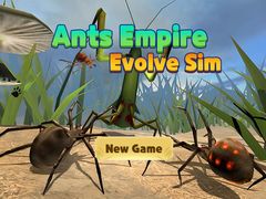Jwèt Ants Empire Evolve Sim