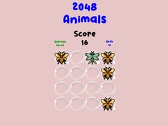 Jwèt 2048 Animals