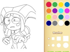 Jwèt Pomni Coloring Book For Kids