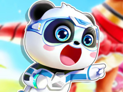 Jwèt Jigsaw Puzzle: Baby Panda Robot Team