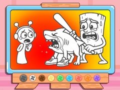 Jwèt Coloring Book: Sprunki VS Tung Tung Sahur
