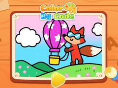 Jwèt Color By Code: Hot Air Balloon