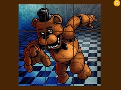 Jwèt Fnaf Freddy Sliding Puzzle