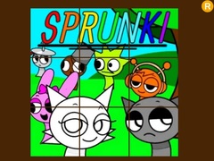 Jwèt Sprunki Sliding Puzzle