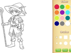 Jwèt Elf Coloring Book