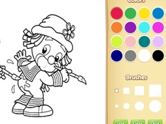 Jwèt Clown Coloring Book For Adults
