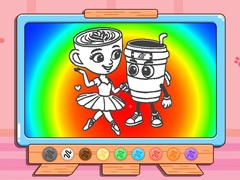 Jwèt Coloring Book: Cappuccina Assassino Love Story