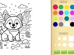 Jwèt Dog Coloring Book