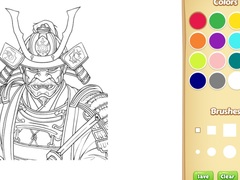 Jwèt Samurai Coloring Book
