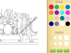 Jwèt Dinosaur Coloring Book For Kids