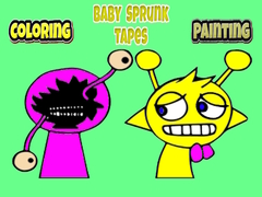 Jwèt Coloring Baby Sprunk tapes Painting