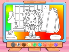 Jwèt Coloring Book: Avatar Girl Dress Up Shopping