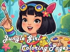 Jwèt Jungle Girl: Coloring Pages