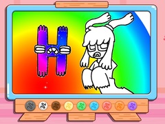 Jwèt Coloring Book: Alphabet Lore H