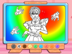 Jwèt Coloring Book: Wednesday Addams Dancing