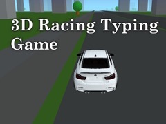 Jwèt 3D Racing Typing Game