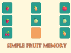 Jwèt Simple Fruit Memory