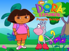 Jwèt Dora The explorer Puzzle Bridge