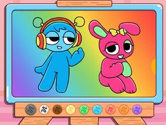 Jwèt Coloring Book: Sprunki Pinki & Oren