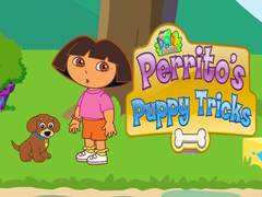 Jwèt Dora the Explorer Perrito's Puppy Tricks
