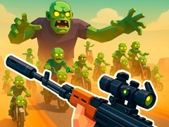 Jwèt Zombie Road: Shooter with Destruction