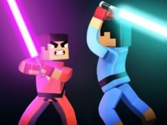 Jwèt 3D Block Gladiator: Sword Draw