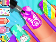 Jwèt Coloring Book: Girls Nail Art Design