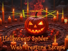 Jwèt Halloween Spider Web Treasure Escape
