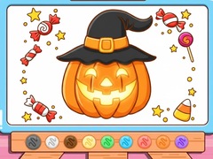 Jwèt Coloring Book: Halloween Pumpkin