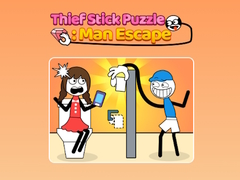 Jwèt Thief Stick Puzzle: Man Escape