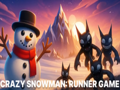 Jwèt Crazy Snowman: Runner Game