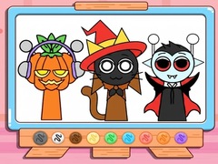 Jwèt Coloring Book: Incredibox Sprunki Halloween