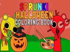Jwèt Sprunki Halloween Coloring Book