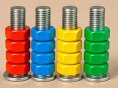 Jwèt Nut Sort Color Puzzle Game