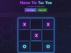 Jwèt Neon Tic-Tac-Toe