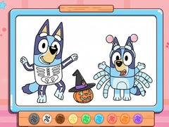 Jwèt Coloring Book: Bluey Halloween Costume