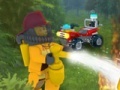 Jwèt Lego forest fire-fighting team