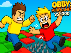 Jwèt Obby: Mini-Games VS 1000