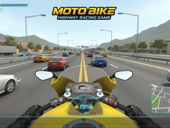 Jwèt Moto Bike Highway Racing Game
