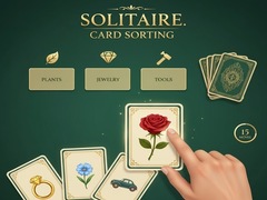 Jwèt Solitaire. Card Sorting